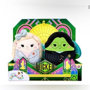 Squishmallows 5" Gershwin Shiz U Elphaba & Glinda Little Plush NIB
